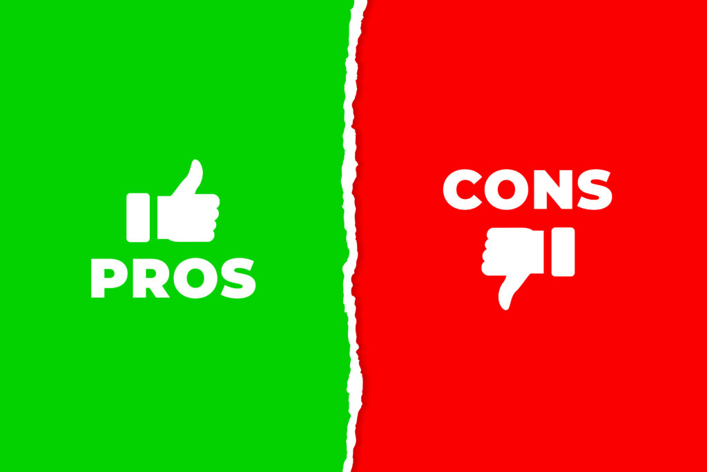 pros and cons comparison